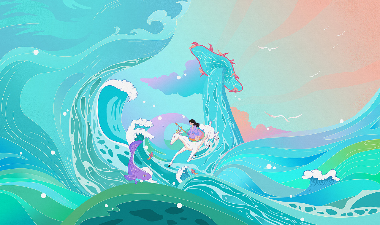 蓝（图ZMjI4OTIzNjky） - 商业插画 - 站酷设计师大笨象会上树原创素材 - 站酷ZCOOL