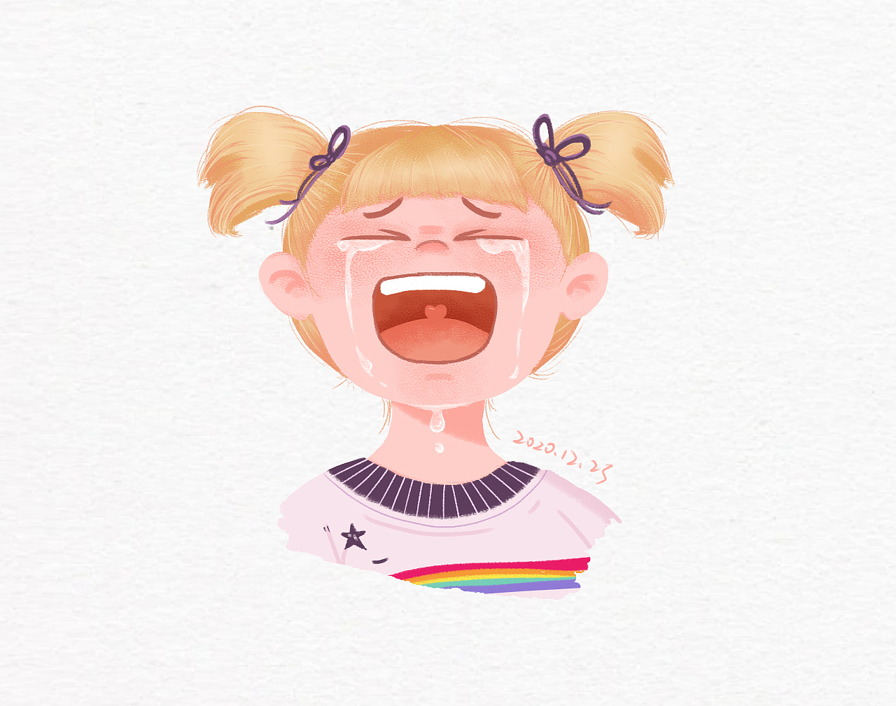 手繪兒童頭像練習（圖ZMjM5ODQzNDI0） - 創(chuàng)作習作 - 站酷設計師黃澤瑜原創(chuàng)素材 - 站酷ZCOOL