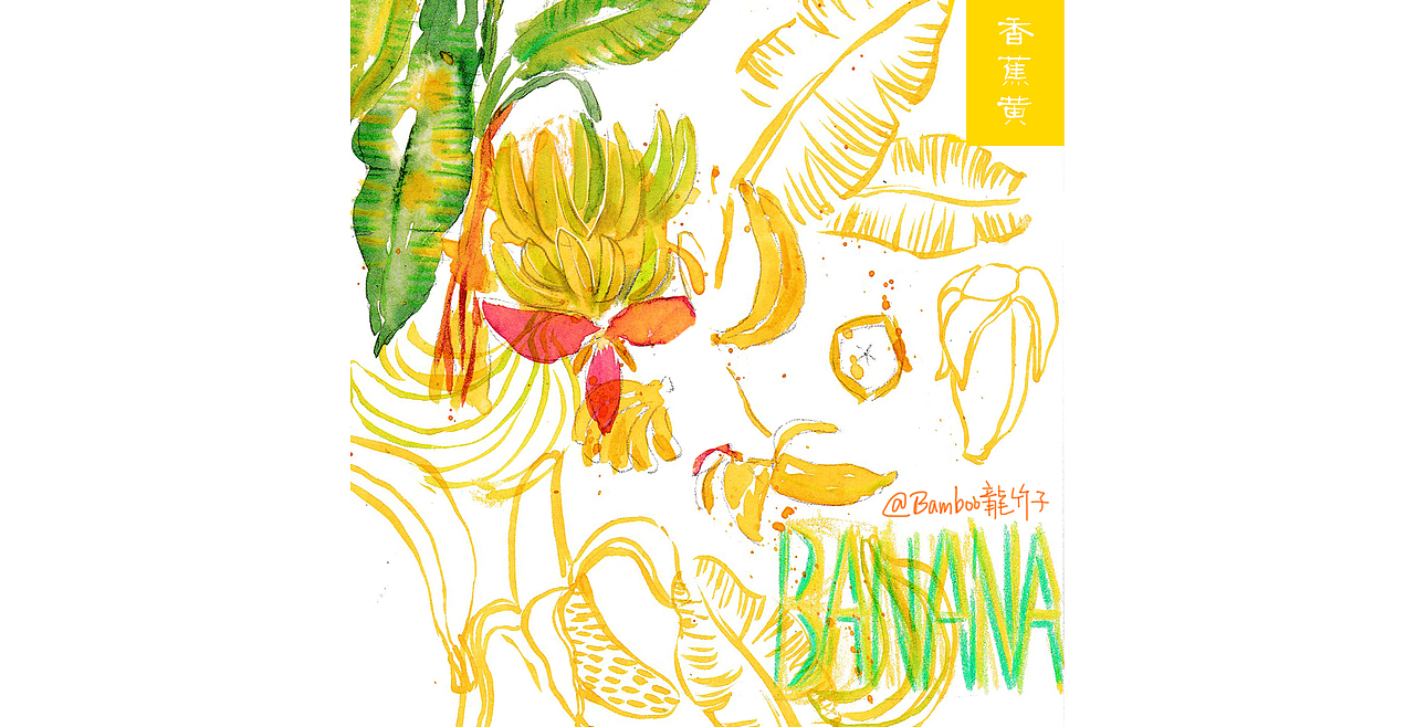 美食色谱（图ZNjc0NjU5MDg=） - 创作习作 - 站酷设计师Bamboo龍竹子原创素材 - 站酷ZCOOL