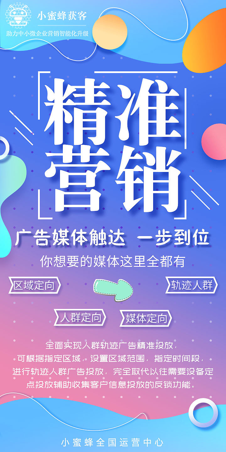 海报广告投放信息流精准营销的海报