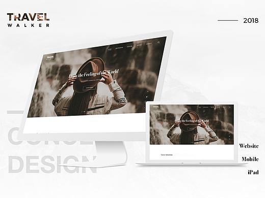 Travel Walker Website Design