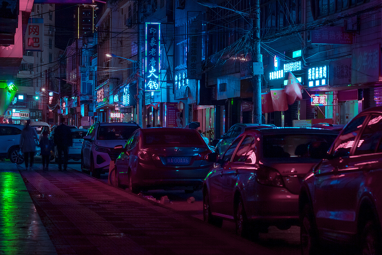 夜幕落下即是长安