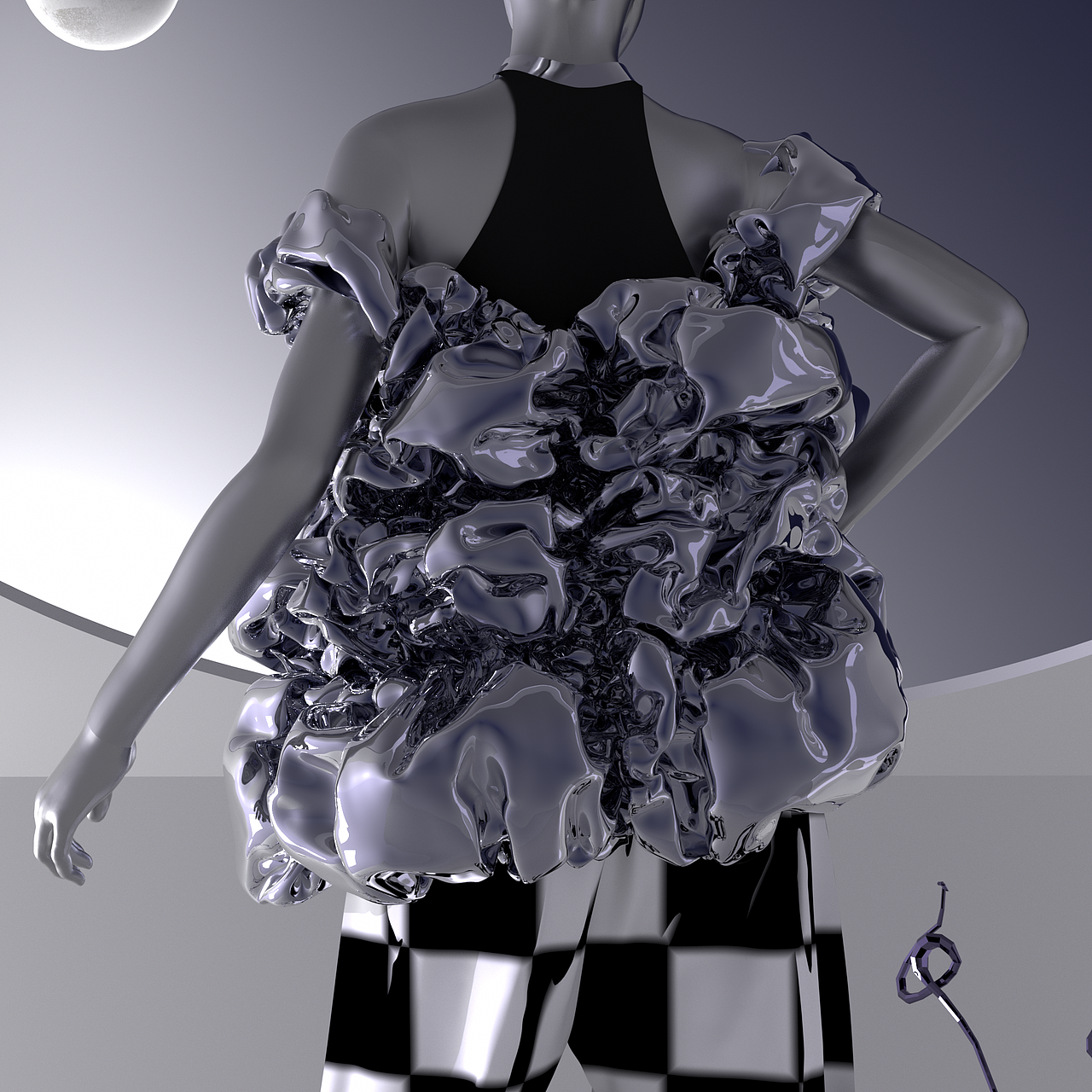 元宇宙虚拟服饰|md布料模拟练习