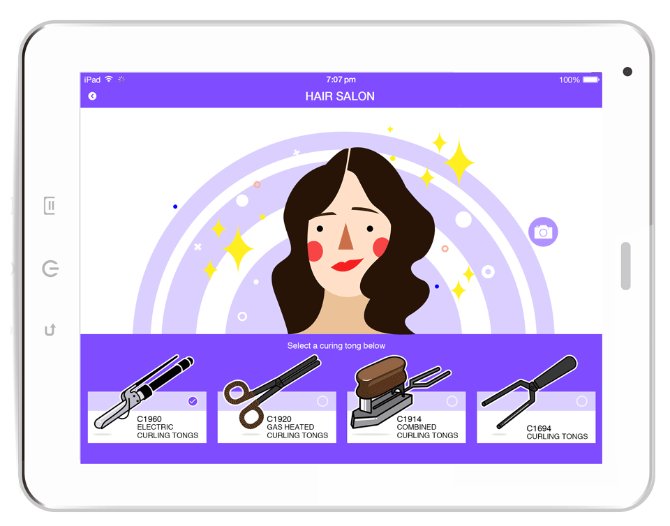 2016 作业 Hair Salon for Science Museum of London(图ZOTQ1MTM3OTI=) - APP界面 - 站酷设计师LIUHAIYUE原创素材 - 站酷ZCOOL