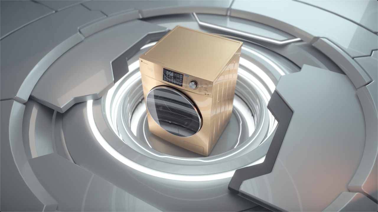 小天鹅洗衣机三维CG动画