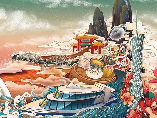 流光溢彩 茶润广州--城市画报