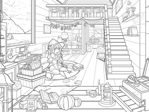线稿第一阶段大作业，再接再厉