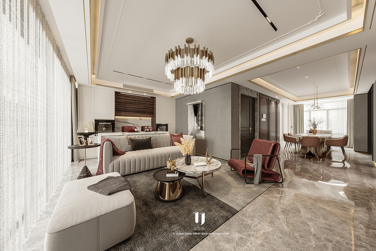 现代法式的完美组合（图ZMjA0NTAxMTUy） - 家装设计 - 站酷设计师U形社原创素材 - 站酷ZCOOL