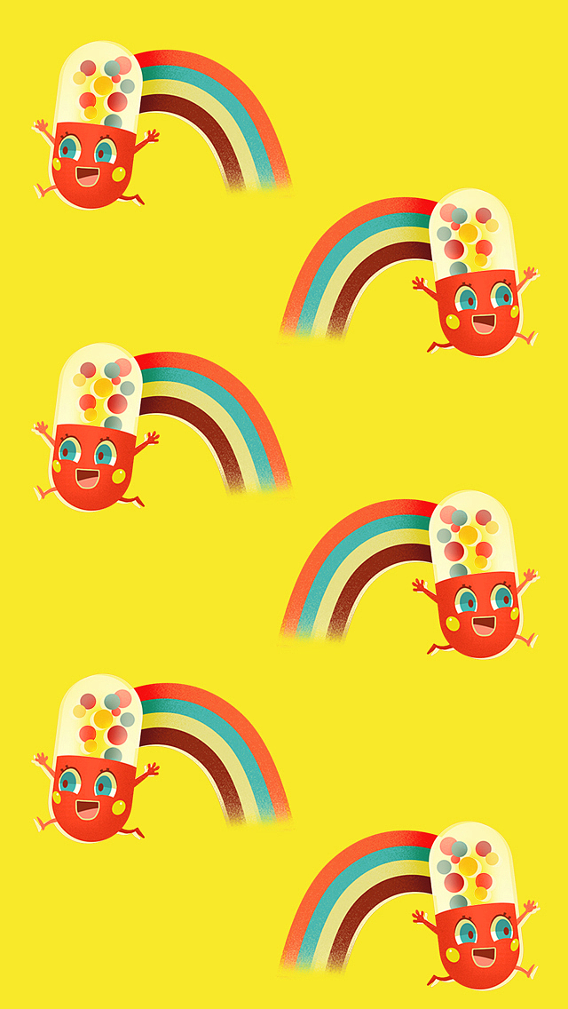 亲爱的药友，吃药了吗？（图ZMjA3ODc1NjQ=） - 图案 - 站酷设计师Bunnie原创素材 - 站酷ZCOOL