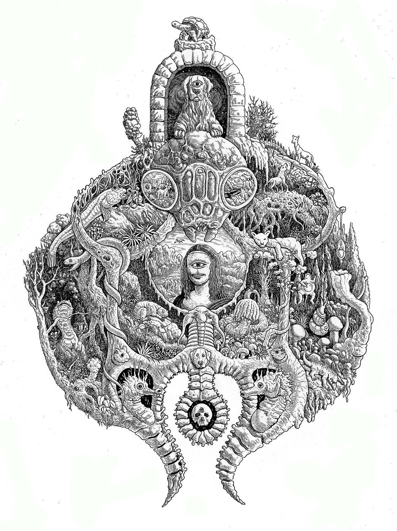 怪诞集——独眼蒙娜丽莎的微笑