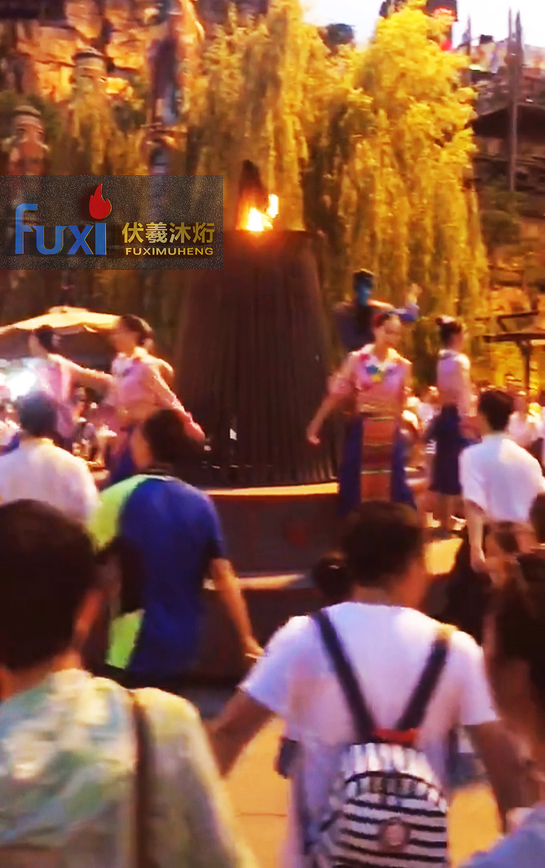 户外水中火景伏羲燃气壁炉 液化气 天然气燃气壁炉火炬