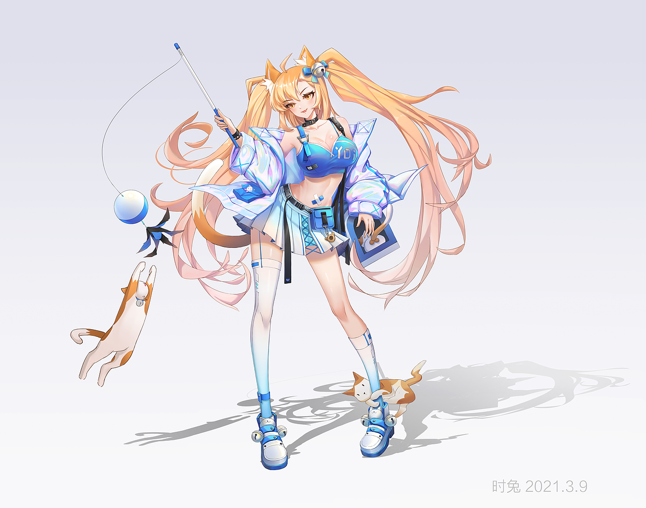 YOYI(我家橘猫)拟人（图ZMjQ2MDkyNzI0） - 游戏原画 - 站酷设计师时兔原创素材 - 站酷ZCOOL