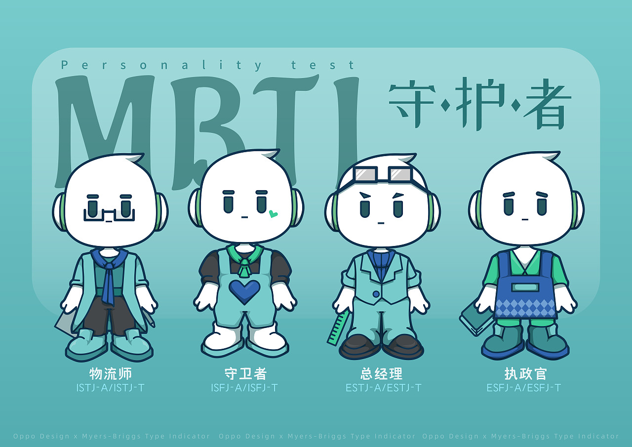 MBTI—小欧16人格形象变装设计（图ZMzEyODk0MTQ4） - IP形象 - 站酷设计师言帆原创素材 - 站酷ZCOOL
