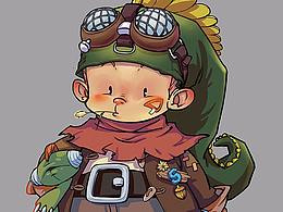 很久以前的草稿上个色给它画完了。