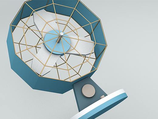 C4D/动态风扇