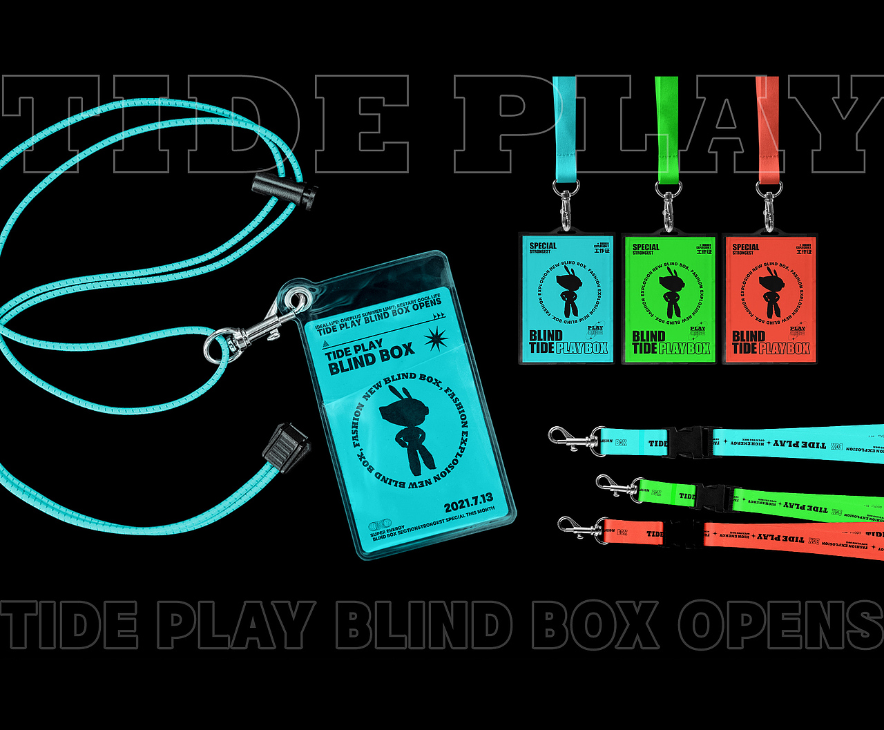 潮玩盲盒Tide play blind box发布会KV