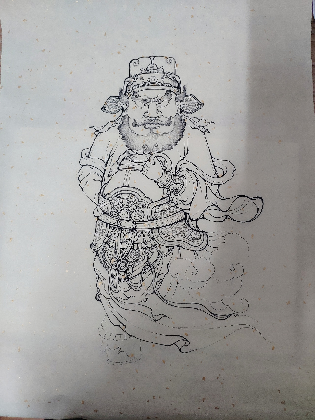 祛瘟神将忠靖王温元帅镇邪祛恶护国佑民