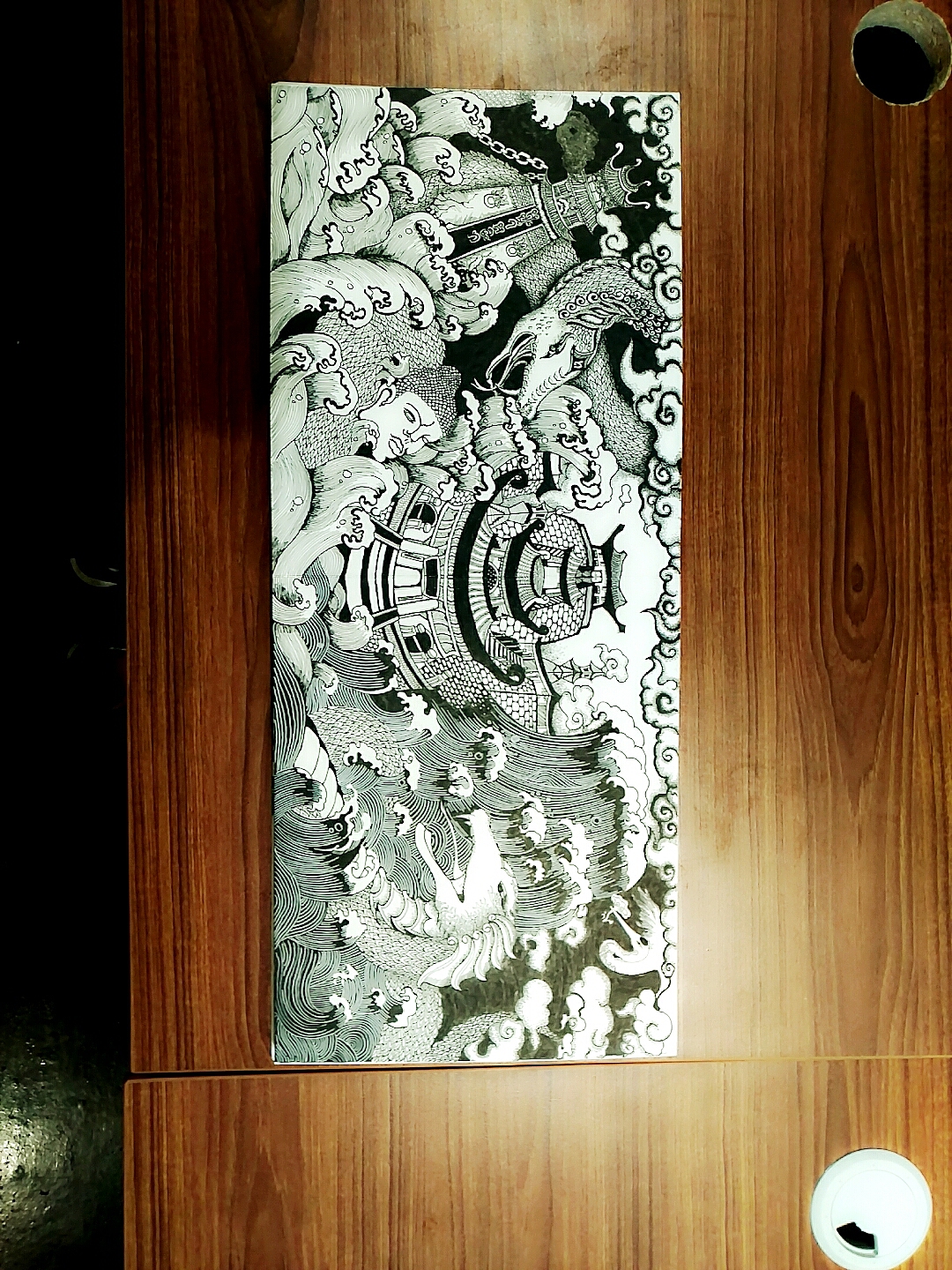 中国风系列长卷_手绘_黑白_纹身_插画（图ZNjEzNzA0MDg=） - 艺术插画 - 站酷设计师邹邹_安原创素材 - 站酷ZCOOL