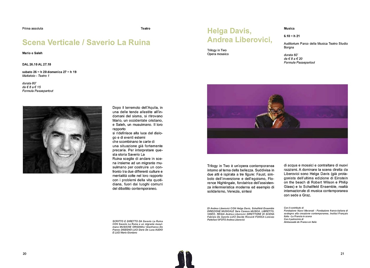 罗马的romaeuropa艺术节 形象设计 宣传册及导览册排版