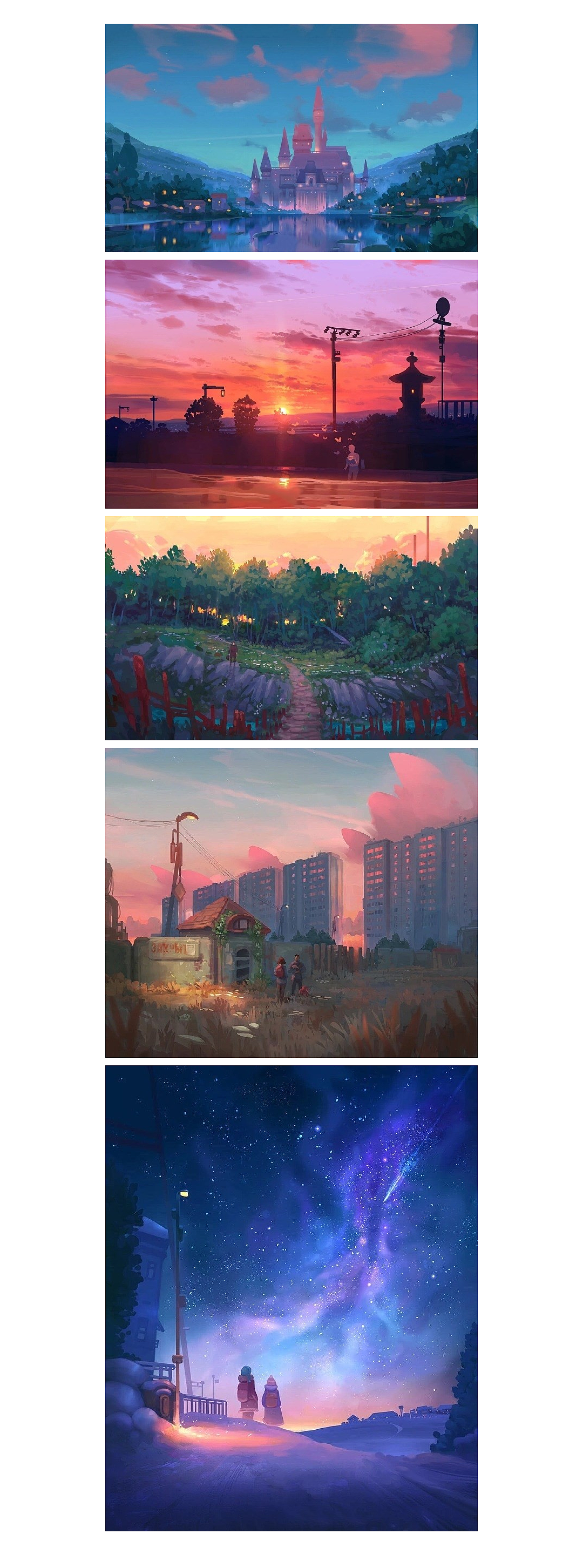 插画师Denis Istomin,俄罗斯的宫崎骏