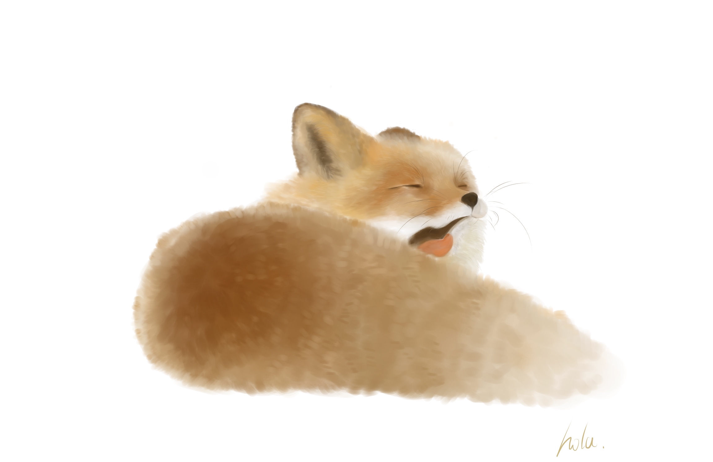 小王子的狐狸唯美壁纸图片