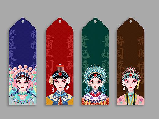 传统京剧人物插画