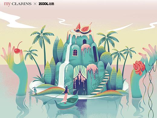 #my CLARINS 寻找天然好食肌#娇韵诗奇幻岛