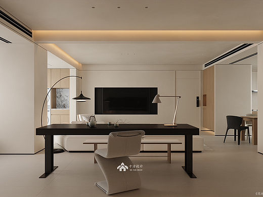 南昌安义绿地柏仕公馆现代极简奶油风