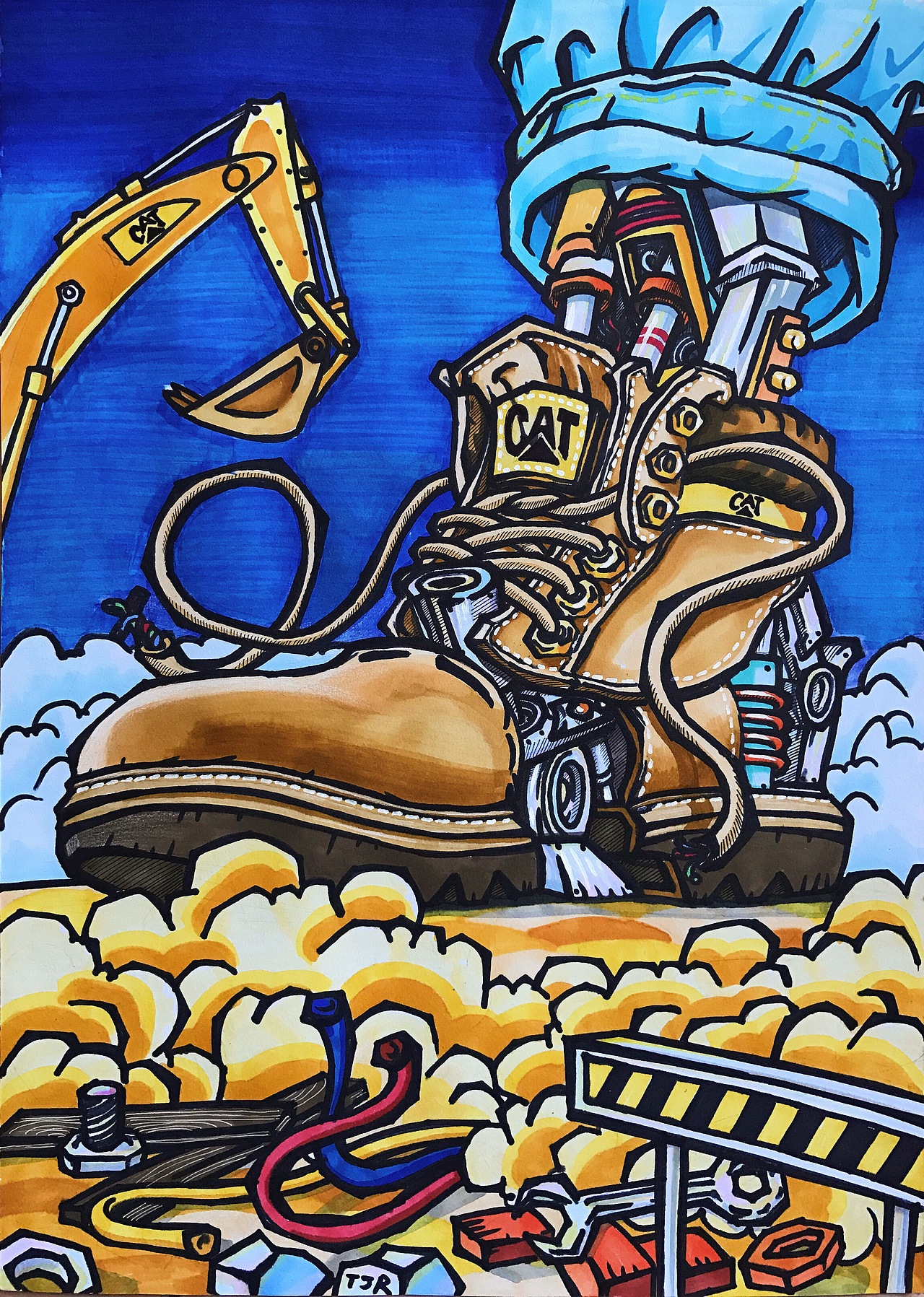 一组近期的练习原创插画（图ZNzg4MzIzNTY=） - 创作习作 - 站酷设计师TJR917原创素材 - 站酷ZCOOL