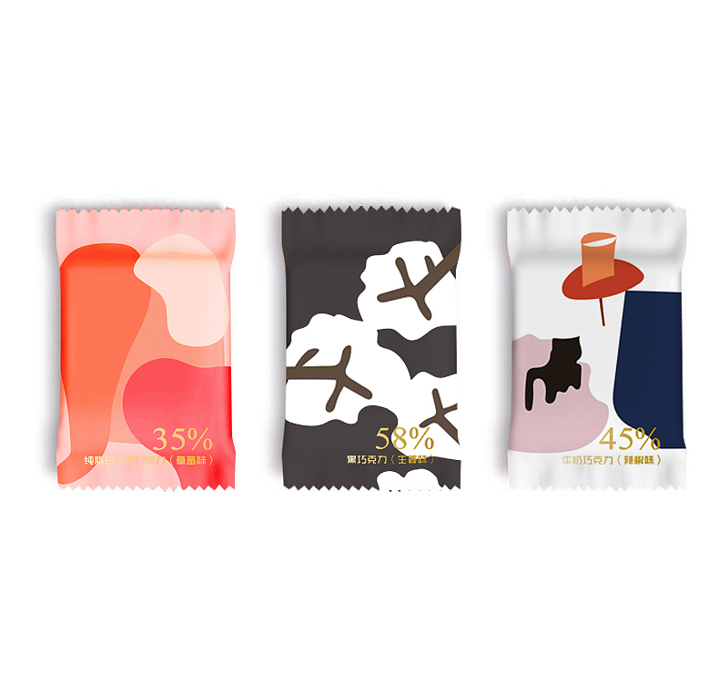 麦牛巧克力包装设计