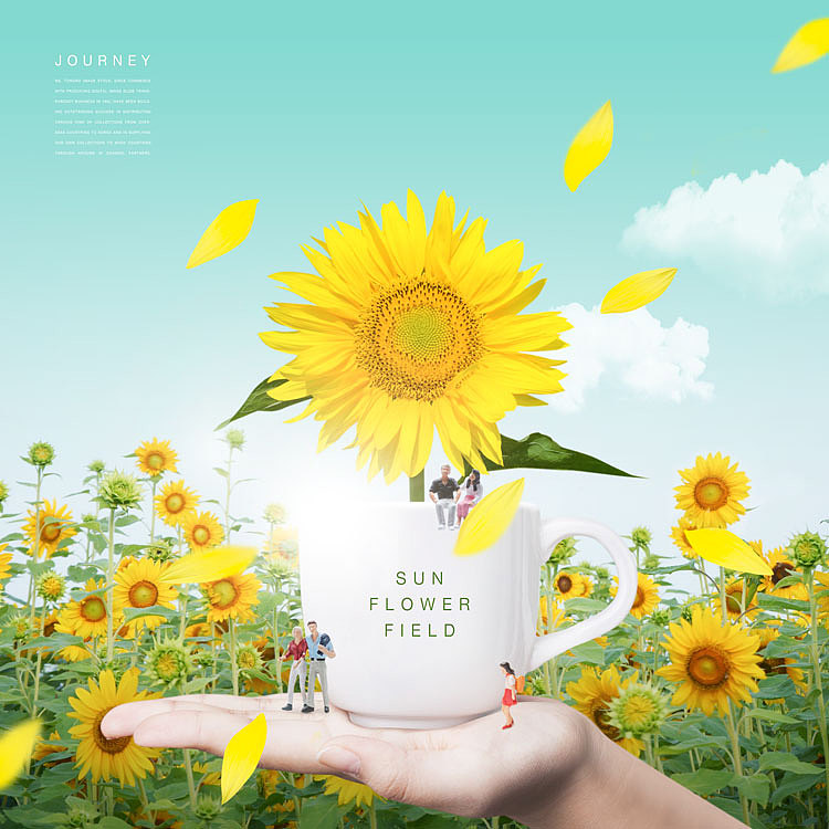 创意PS下午茶咖啡旅行度假休闲生活平面广告海报设计（图ZMjUwODU1MTE2） - 海报 - 站酷设计师海爆君原创素材 - 站酷ZCOOL