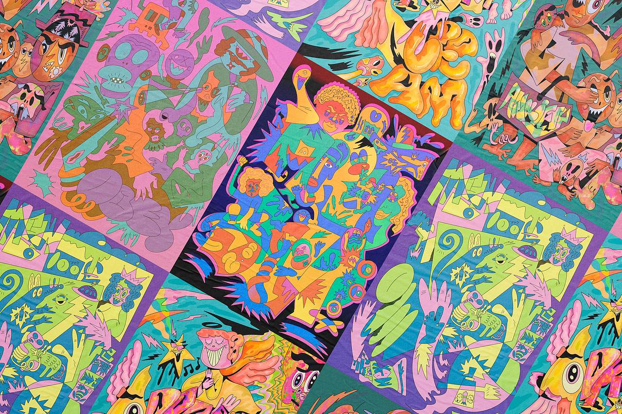 后迷墙时代系列插画（图ZMjE3NjQ3Mzky） - 新锐潮流插画 - 站酷设计师昭元蛋白原创素材 - 站酷ZCOOL