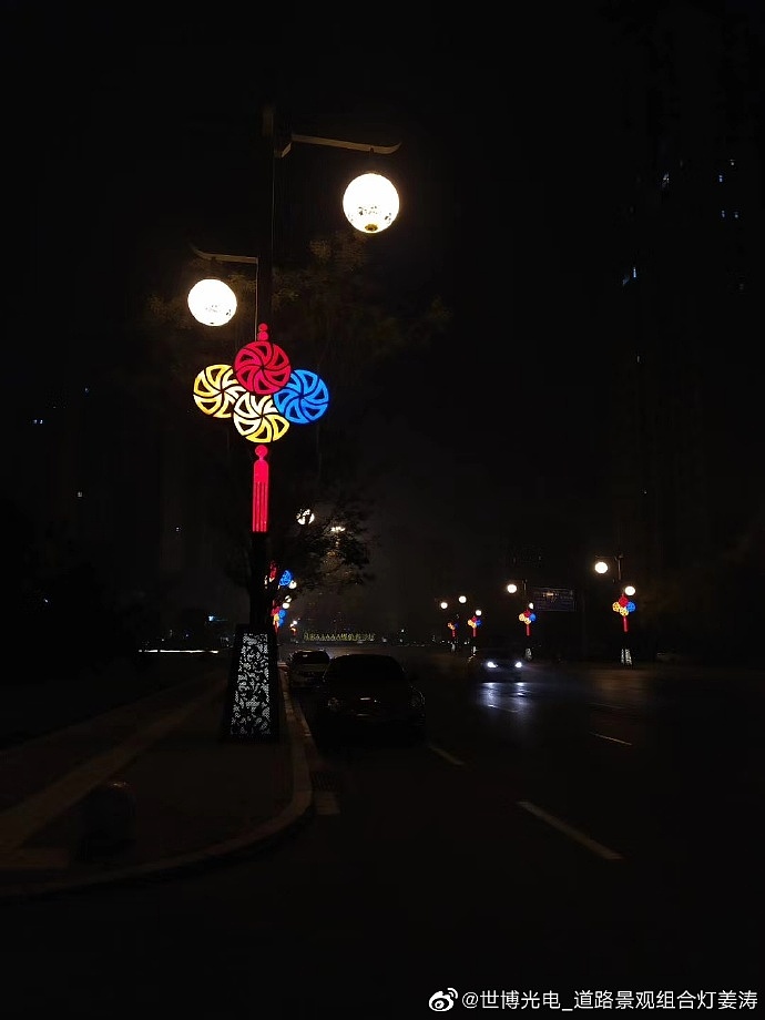 led路灯杆装饰_路灯杆造型灯_广场路灯杆亮化装饰