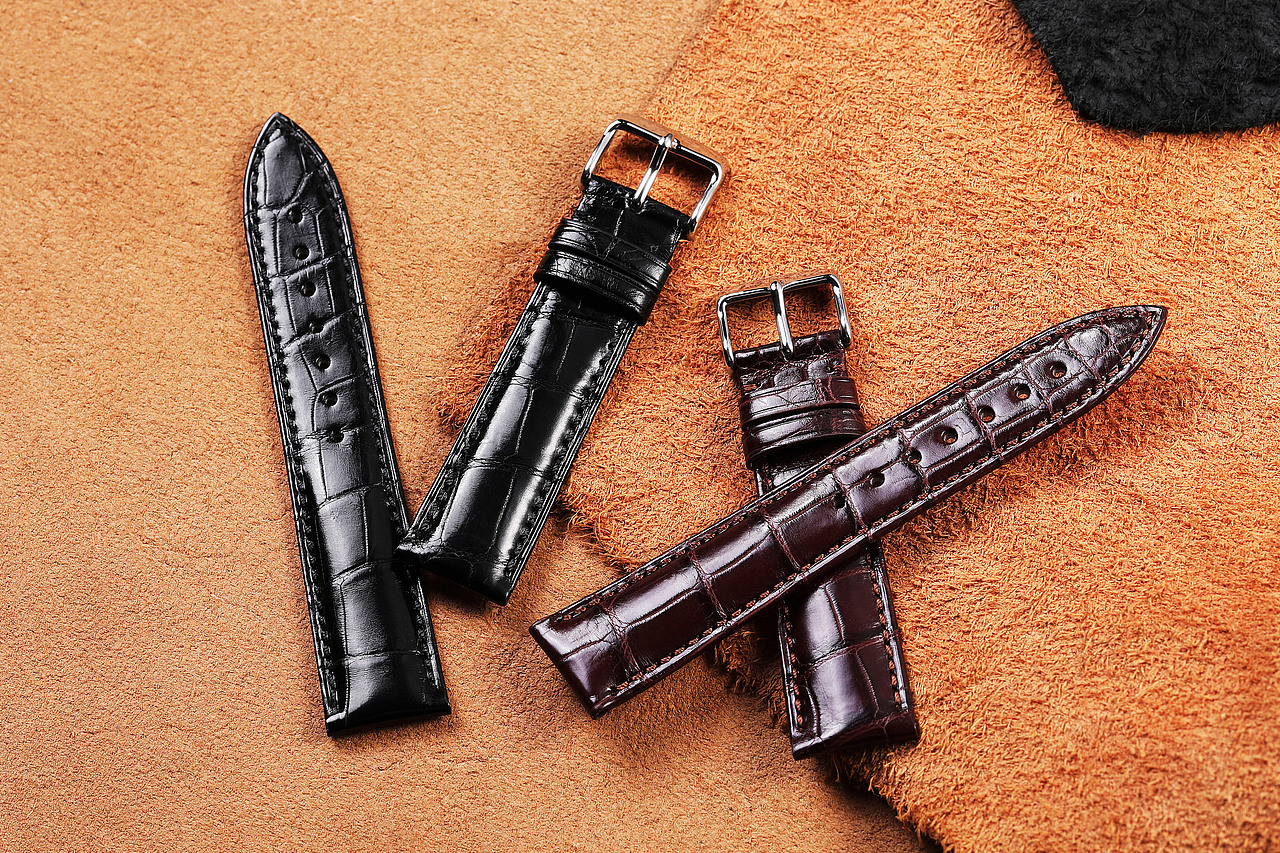 美洲鳄鱼皮表带