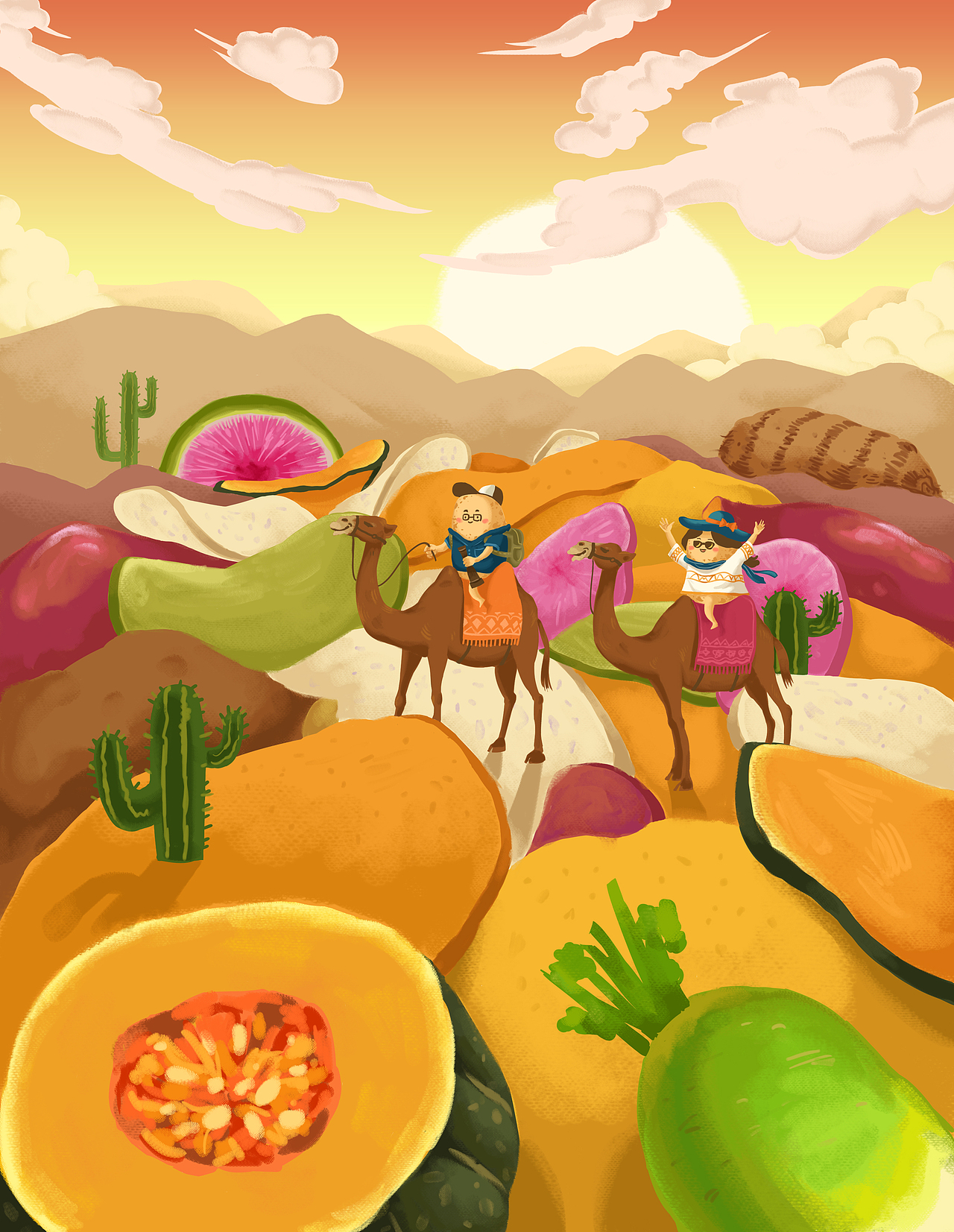 土豆君（图ZMjE5NDYyOTY0） - 商业插画 - 站酷设计师MarcChen原创素材 - 站酷ZCOOL