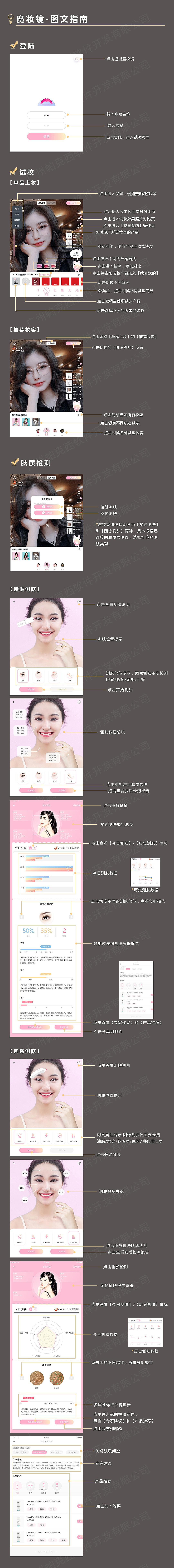 魔妆镜图文操作指南-超详细版AR试妆测肤（图ZMjU0NTM0MjA4） - 其他平面 - 站酷设计师帕克西3D试穿试戴原创素材 - 站酷ZCOOL