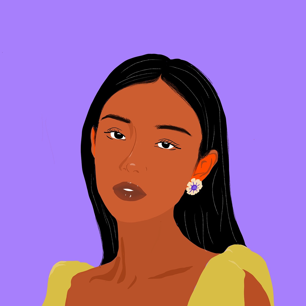 野兽派手绘头像（图ZMTc0NTM3MDcy） - 商业插画 - 站酷设计师fwyvee原创素材 - 站酷ZCOOL