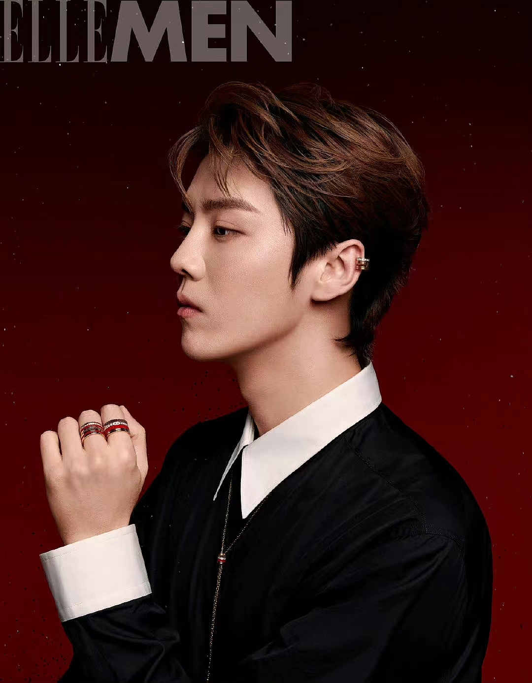 鹿晗 x 《ELLEMEN》四月刊双封 美术 | 置景