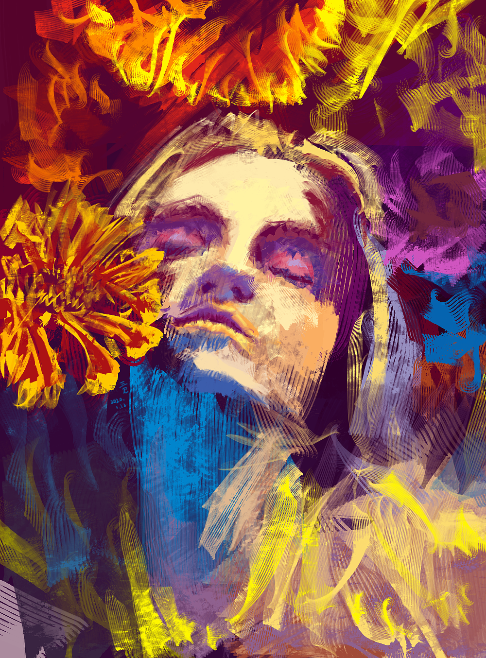 板绘练习.原创绘画.