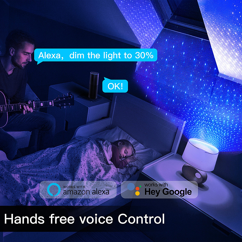 智能星空投影仪