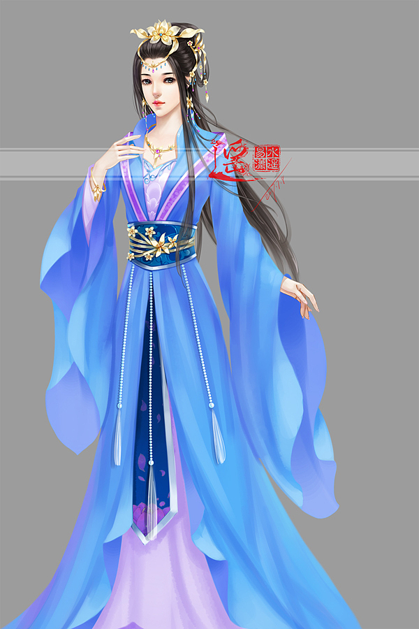 客单 立绘系列6张同人不同装（图ZMTE3MDc5NjY4） - 商业插画 - 站酷设计师易水潇遥原创素材 - 站酷ZCOOL