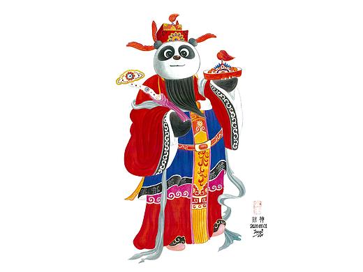 财神滚滚（个人主页-ZNDIyODEzMDQ=） - 商业插画 - 站酷设计师iceni原创素材 - 站酷ZCOOL