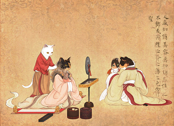 梳妆|插画|商业插画|檀仁 - 原创作品 - 站酷 (zcool)