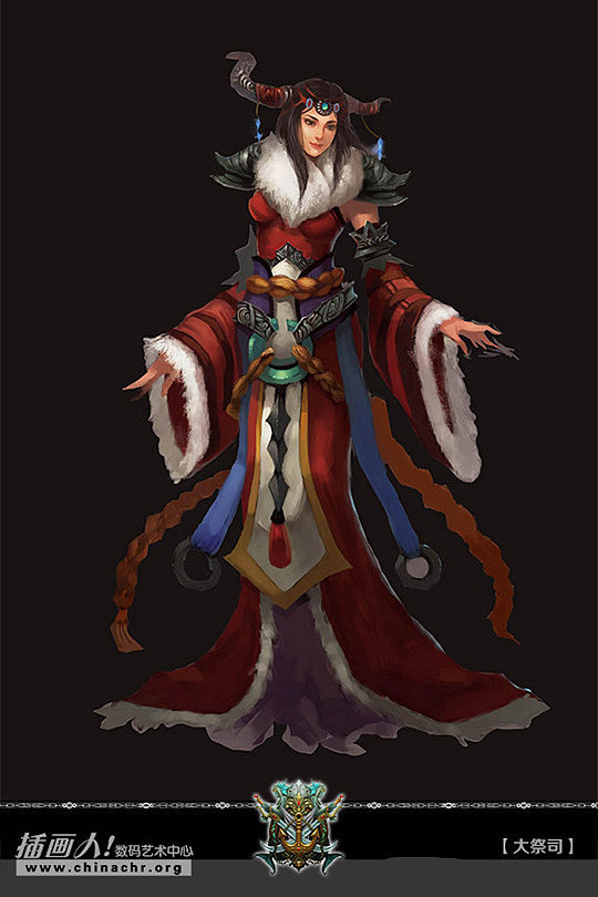 游戏角色原画-大祭司（图ZNzAxMzgwNTY=） - 游戏原画 - 站酷设计师chahuarenschool原创素材 - 站酷ZCOOL