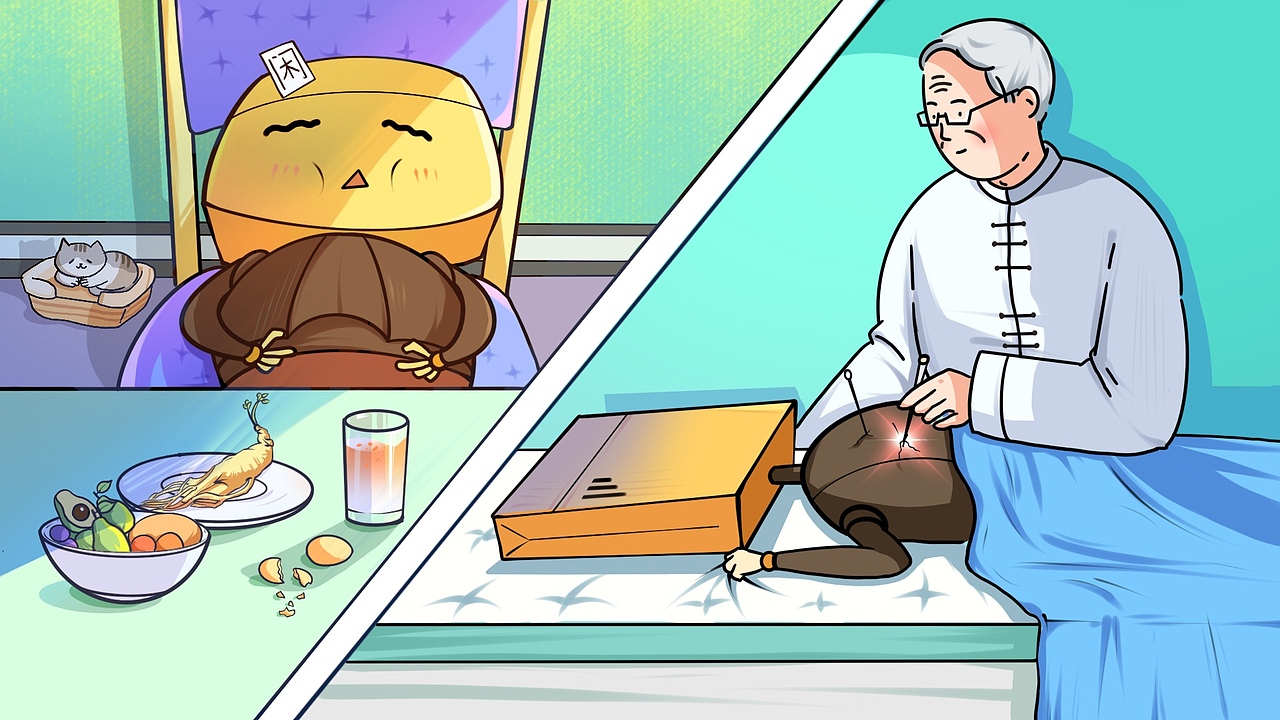 一段小漫画,关于一个床垫的故事……