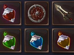 GUI_ICON_寫實(shí)風(fēng)格手繪圖標(biāo)