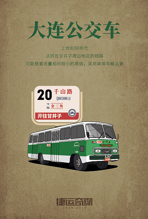 捷运奇缘-我的大连公交车记忆全图