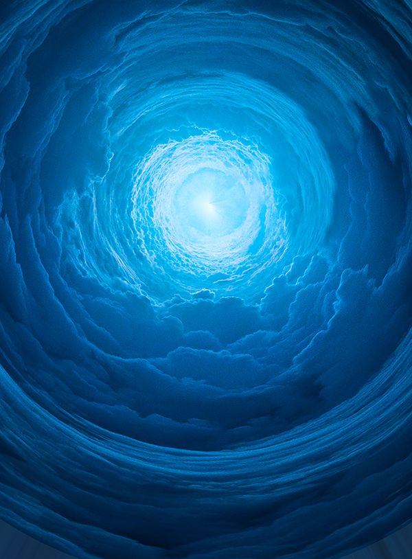 氛围营造(二)--使用ps制作深邃,壮丽的环状云海