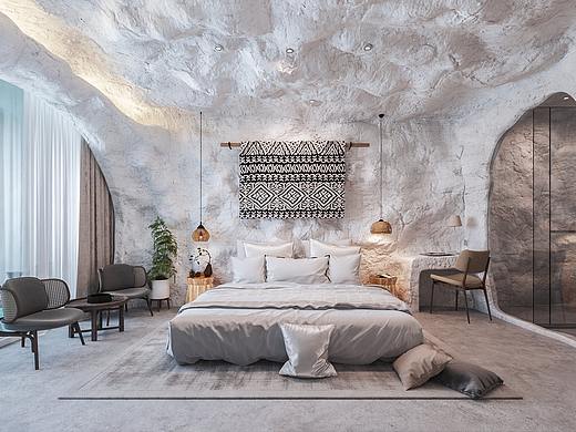 洞穴风民宿 —— 处处都是自然的痕迹，让人如痴如醉