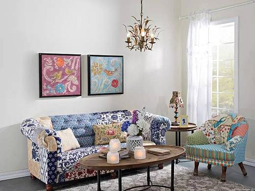 重庆波西米亚风格效果图_重庆装修效果图_象田装饰____